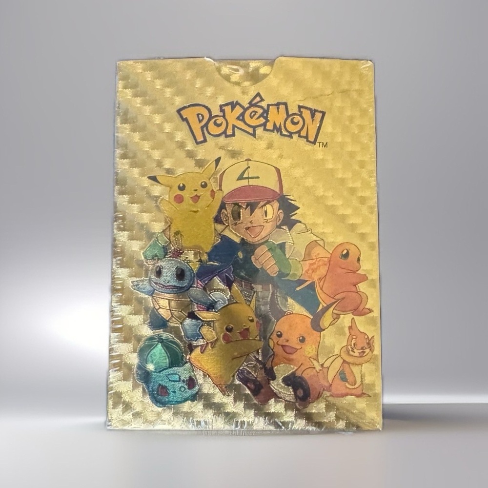 Pokémon foil gold card pack